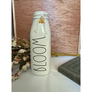Rae Dunn “BLOOM” Vase – Bee Charm – 7.25”